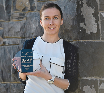 Croke Park Hotel & LGFA Player of the Month for October 2015