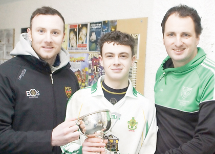Steven Poacher with one of the winners from their recent sevens blitz