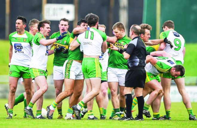 Kerry and Donegal were criticised following brawls in their clash in the National League