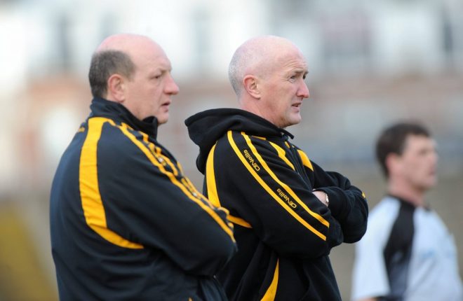 Terence 'Sambo' McNaughton and Dominic McKinley during their first stint in charge of Antrim