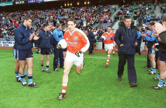 Armagh's Kieran McGeeney had incredible confidence as a player, but he must lift his player's confidence now as the manager of the county 
