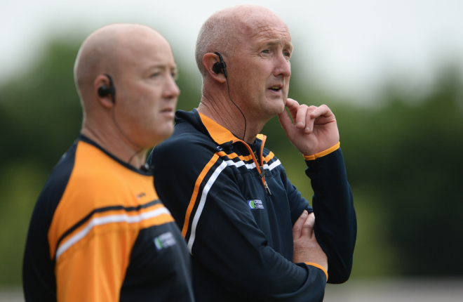 BACK ON BOARD...Antrim have retained last year's hurling management