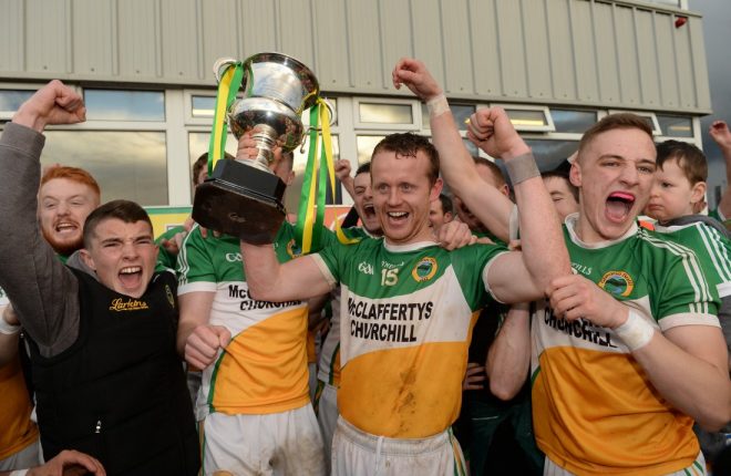 Glenswilly celebrate winning their third county title in five years