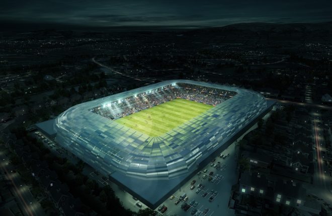 The potential design for the new Casement Park
