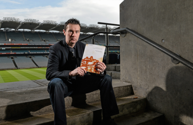 THE SUCCESS STORY….Oisin McConville, pictured here at a GPA initiative to help combat gambling, has faced down his demons, but how many more inter-county players are in that particular battle right now?