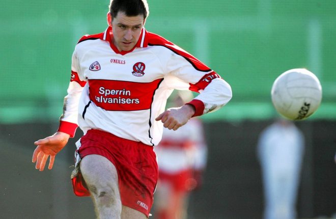 Enda Muldoon was one of the finest kick passers