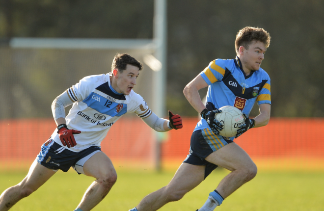 TOO GOOD...Conor McCarthy's goal put the seal on UCD's comfortable win over UU