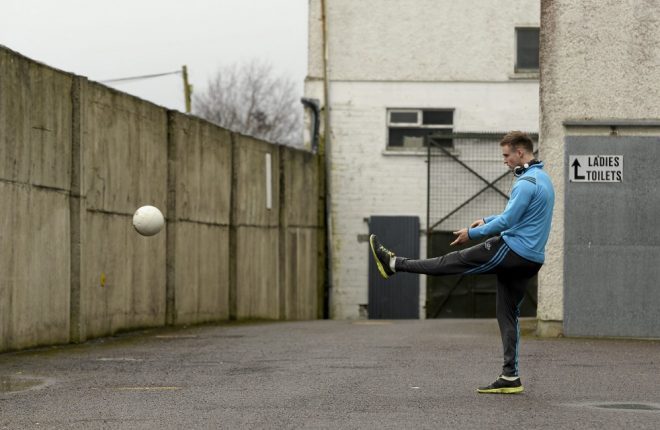 Steven Poacher says a ball and a wall helps to improve a lot of a player's skills