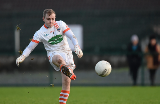 OUT...Mattie McNeice has stepped away from the armagh squad