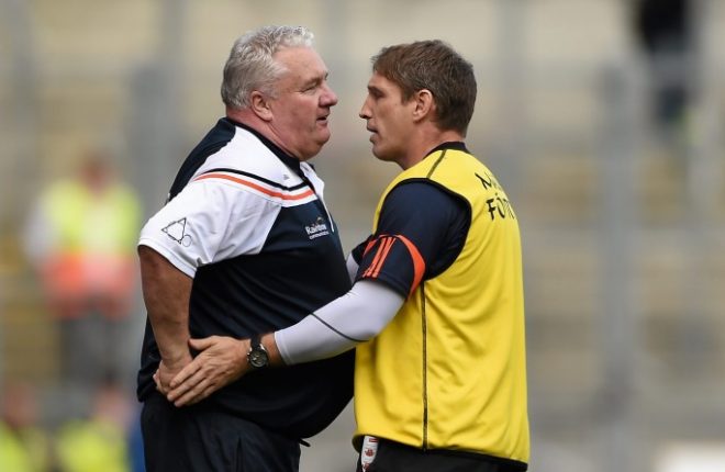 Paul Grimley managed Armagh with Kieran McGeeney in 2014