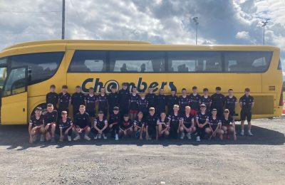 READY TO ROCK...Derry u-14s on their travels