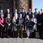 Gaelic Life staff and sponsors at the launch of the Ulster Club All-Stars 2018 awards