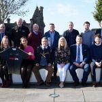Gaelic Life staff and sponsors at the launch of the 2018 Gaelic Life Ulster Club All-Stars Awards